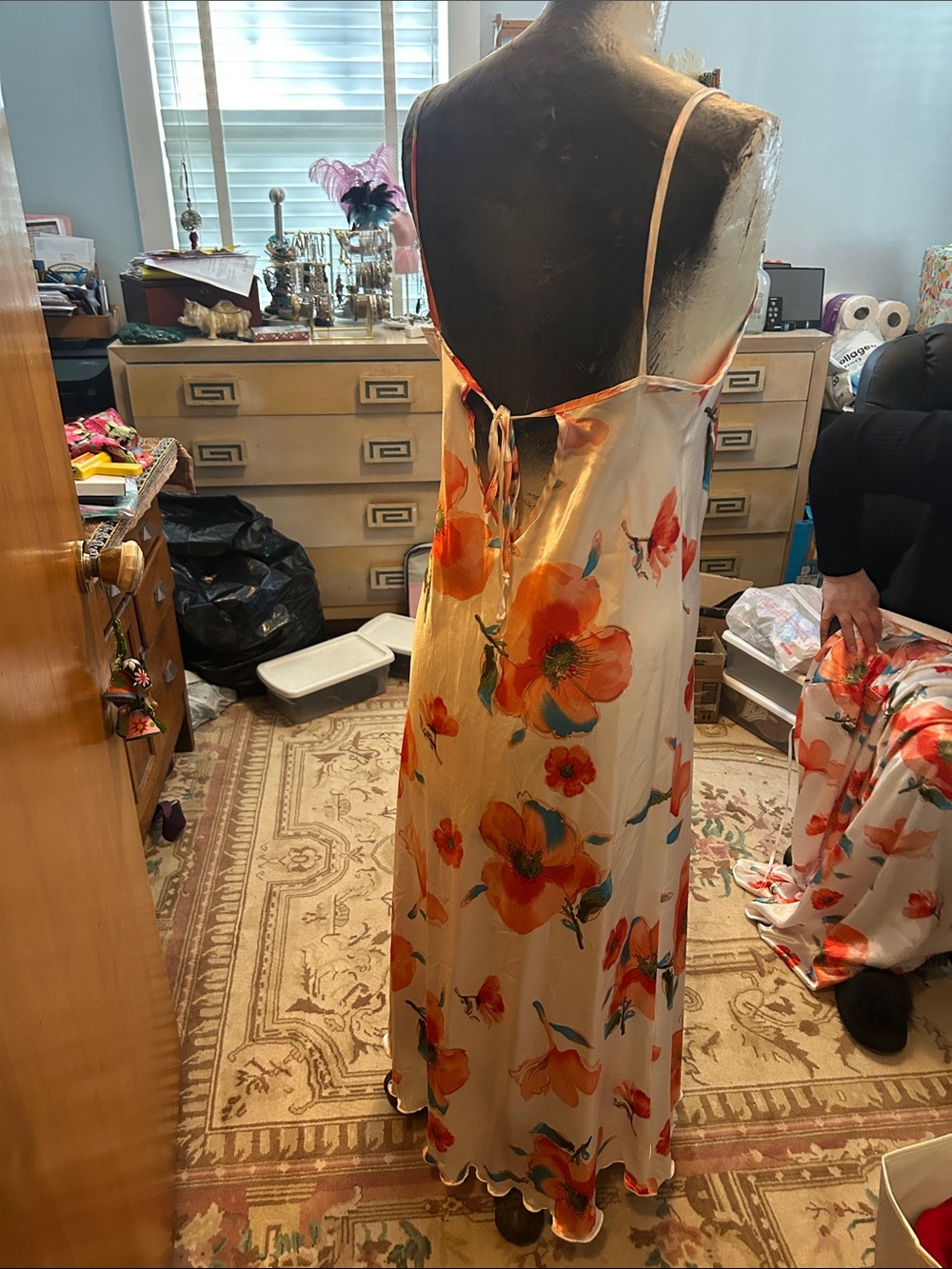90s Robe and Slip Set - Picture 3 of 5